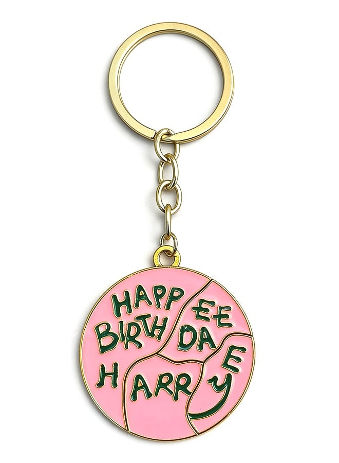 Harry Wizardry Keychain, Happee Birthdae Harry Keychain, Gifts Key Chain for Harry Potter Lovers - Image 1